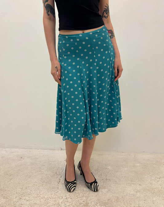 Vintage polka dot skirt