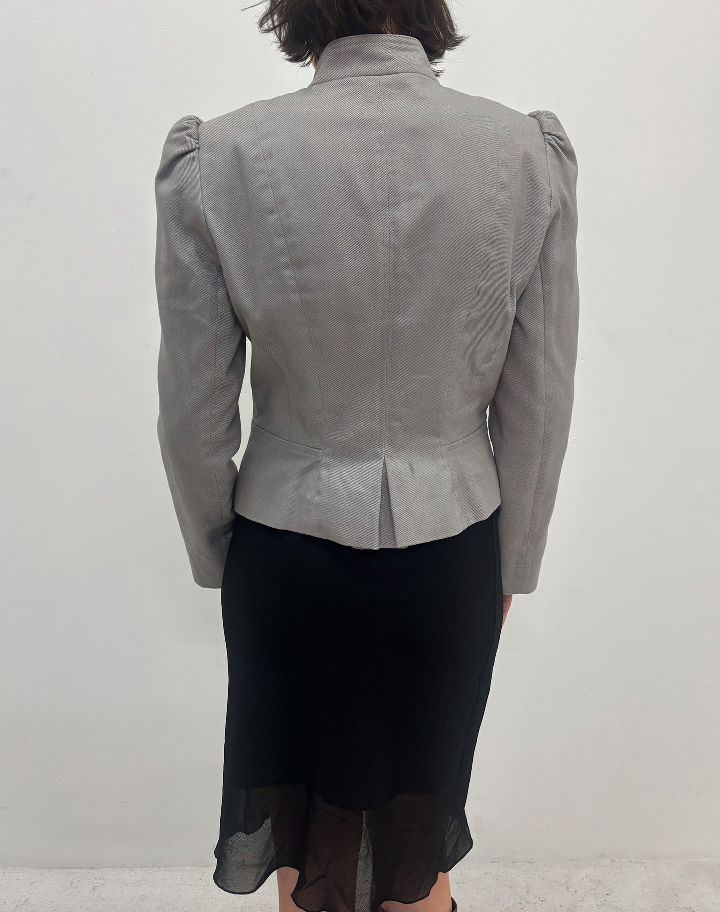 Vintage grey military jacket