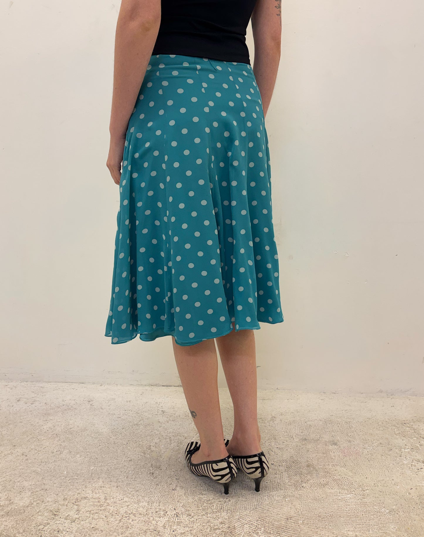 Vintage polka dot skirt
