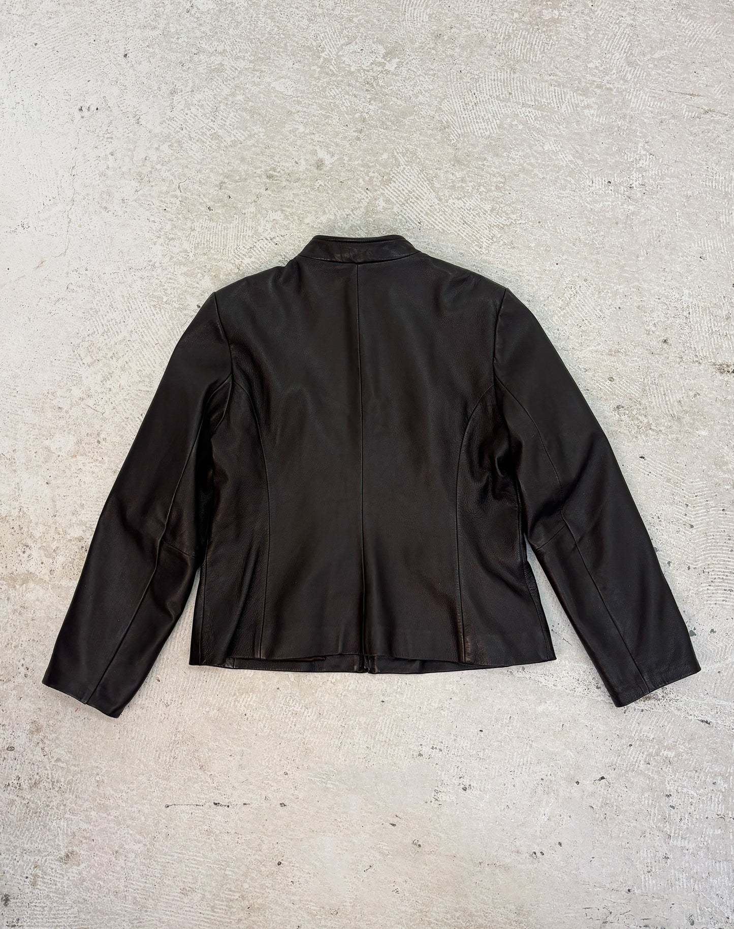 Vintage brown leather jacket