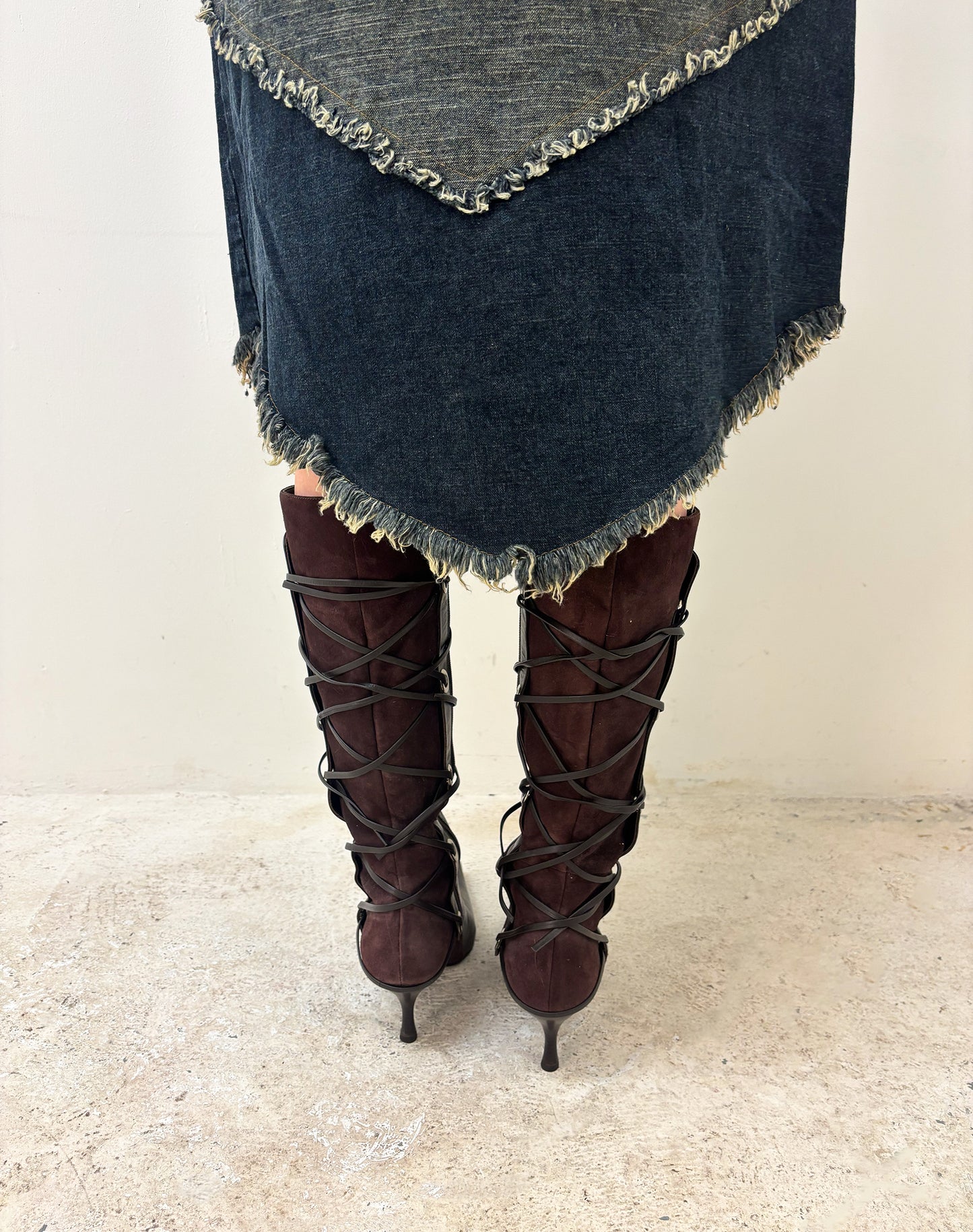 Vintage 00's brown boots