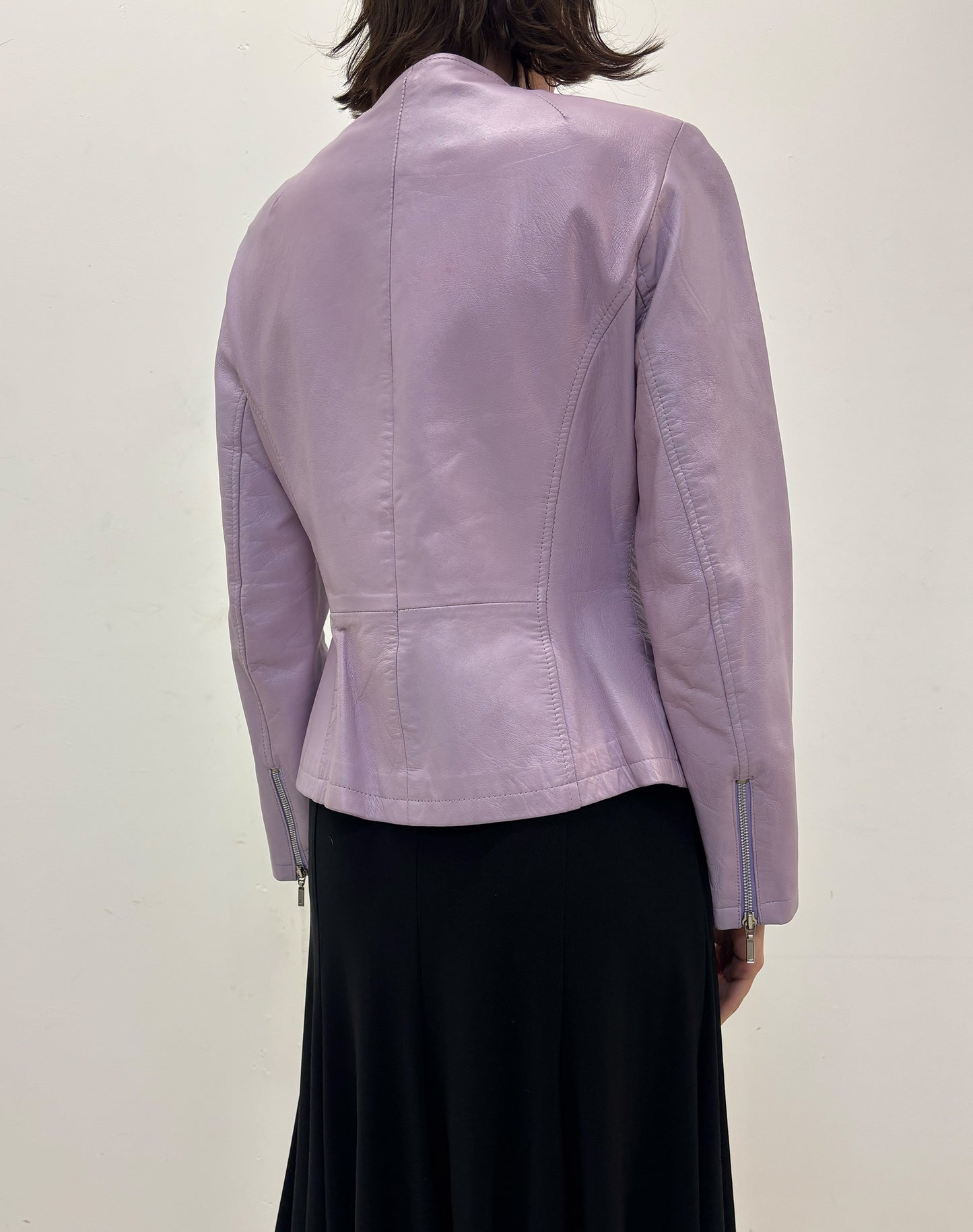 Vintage pink leather jacket