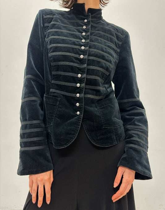 Vintage black military jacket