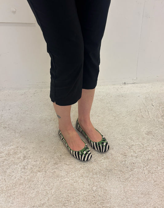 Vintage Zebra print ballet flats
